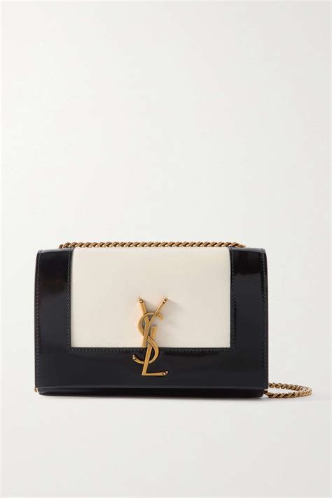 ysl two tone bag|KATE SMALL in canvas and leather .